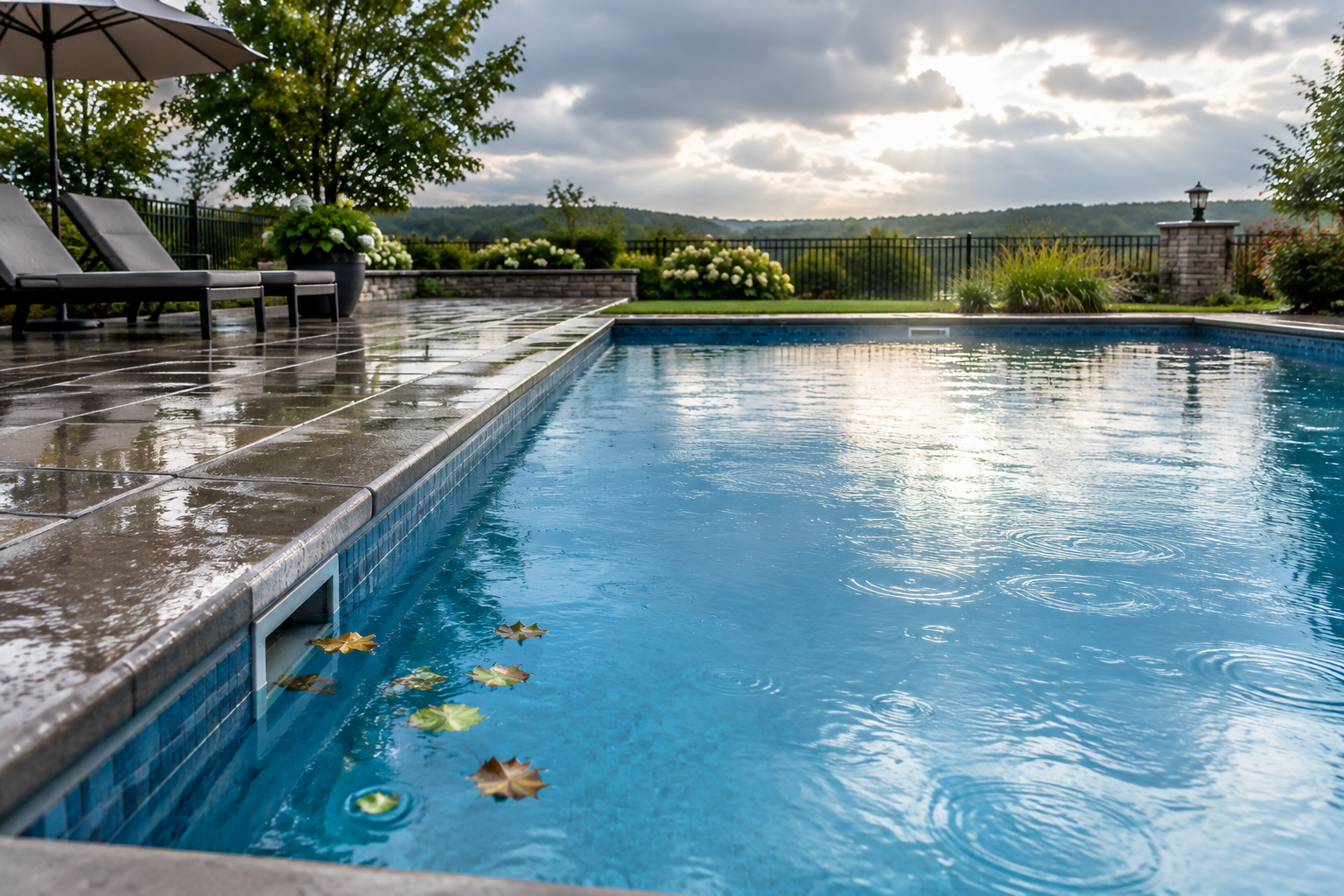 How Rainwater Affects Your Pool Chemistry (And What to Do After a Storm)